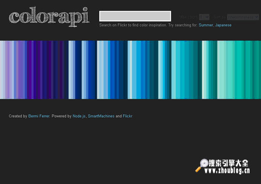 Colorapi:基于色彩搜索引擎