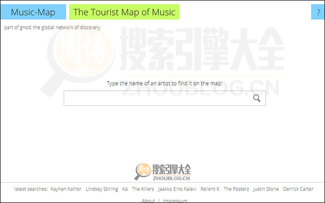 Music-Map首页缩略图