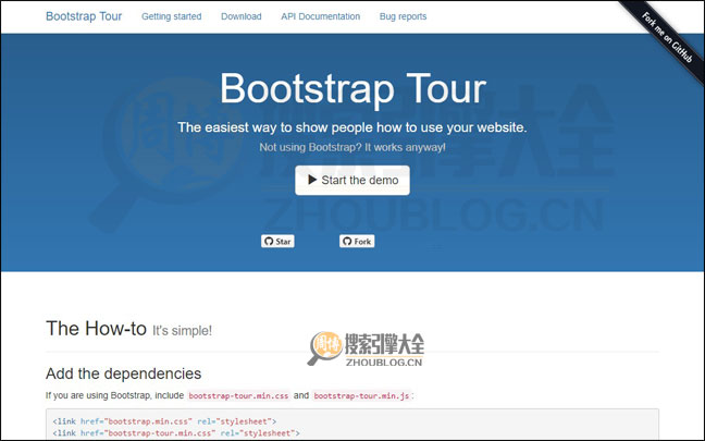 BootstrapTour首页缩略图