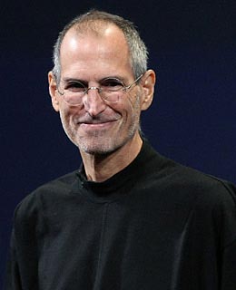 苹果CEO史蒂夫-乔布斯