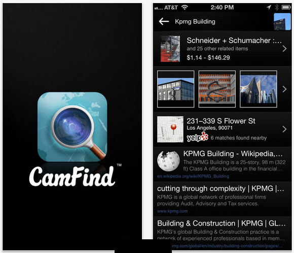 CamFindApp:移动视觉搜索应用