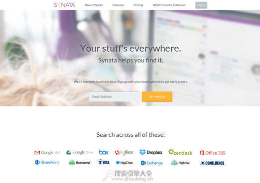 Synata:多账户个人内容搜索引擎