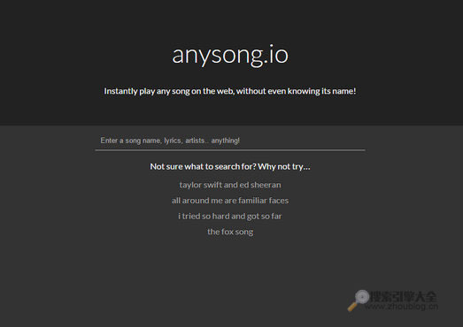 AnySong:在线音乐搜索播放网