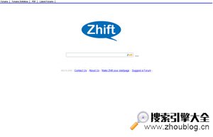 专业论坛搜索引擎:Zhift