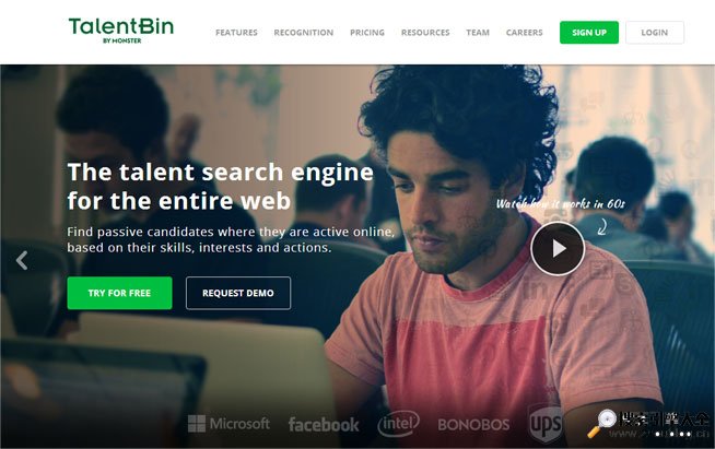 【美国】基于社交的互联网人才搜索引擎TalentBin缩略图