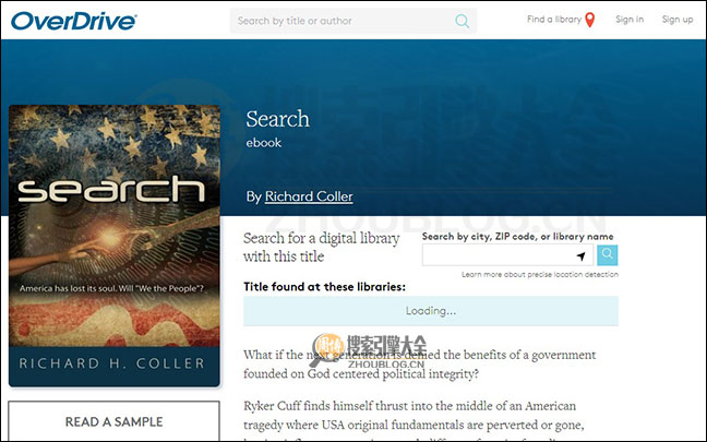 OverDrive搜索结果页面图4