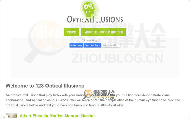 OpticalIllusions：免费光学错觉图库【加拿大