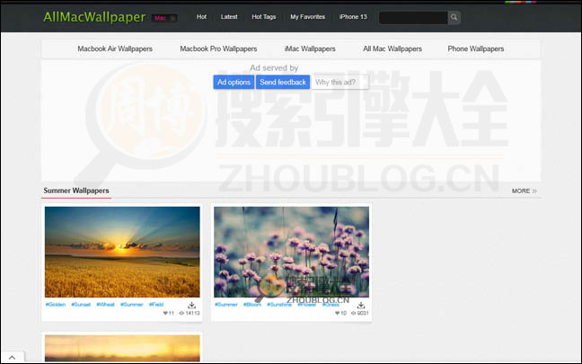 MacWallpaper首页缩略图
