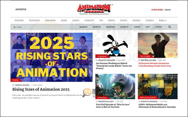 AnimationMagazine首页缩略图