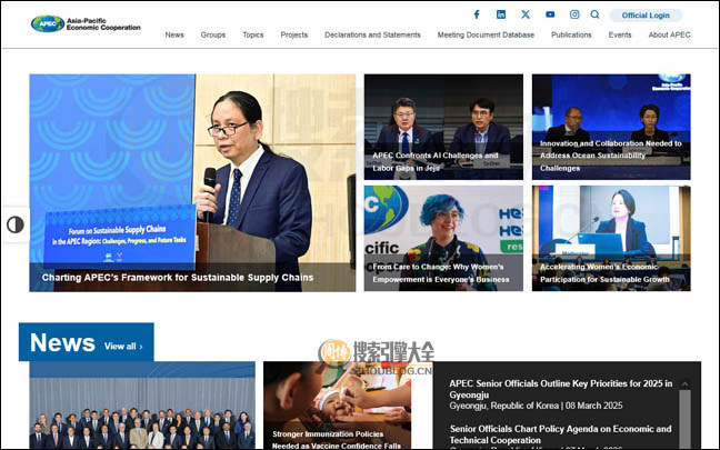 Apec首页缩略图