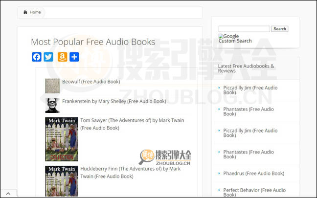 AudioBookTreasury首页缩略图2