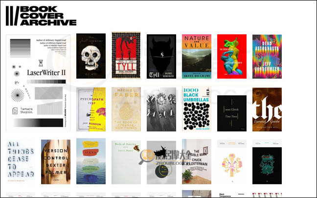 BookCoverArchive首页缩略图