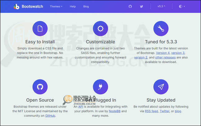 Bootswatch首页缩略图2