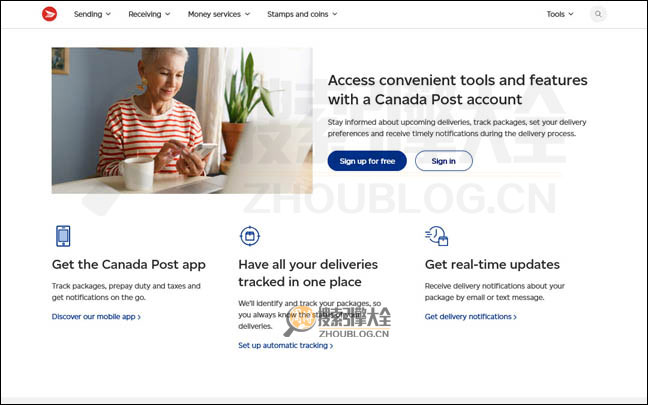 CanadaPost首页缩略图2