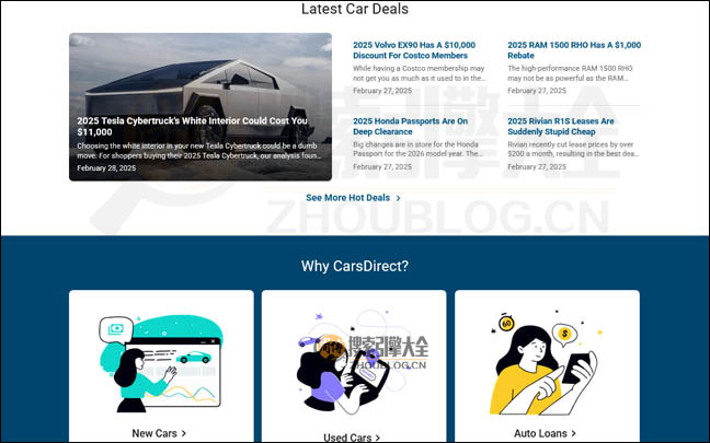 CarsDirect首页缩略图2