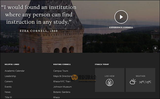 Cornell首页缩略图2