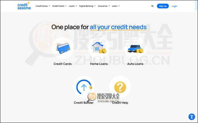 CreditSesame首页缩略图2