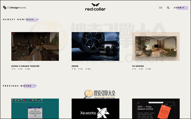 CssDesignAwards首页缩略图2