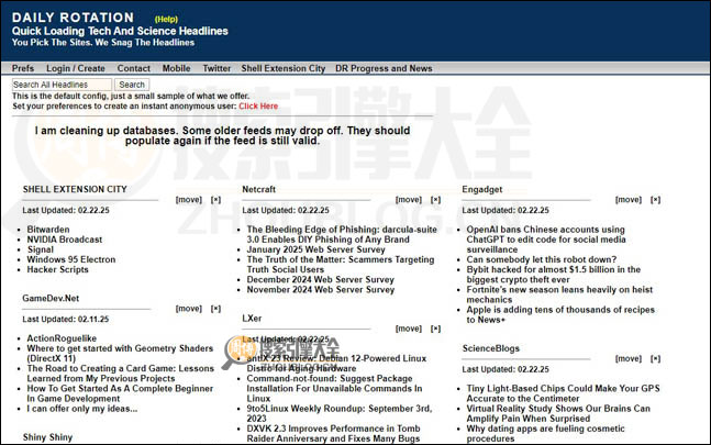 DailyRotation：科技RSS新闻订阅网【美国】