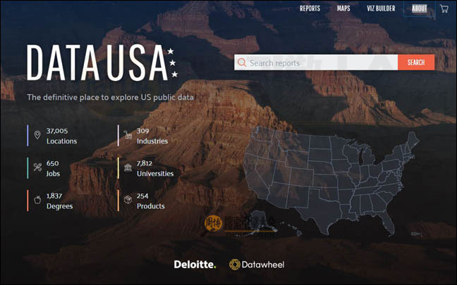 DataUsa：美国大数据网
