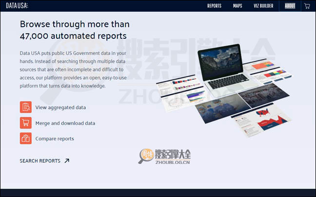 DataUsa首页缩略图2