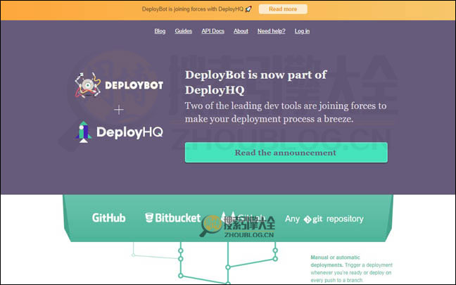 DeployBot：网站环境部署系统【美国】