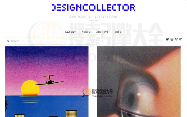 DesignCollector首页缩略图