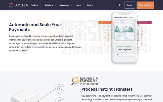 Dwolla首页缩略图2