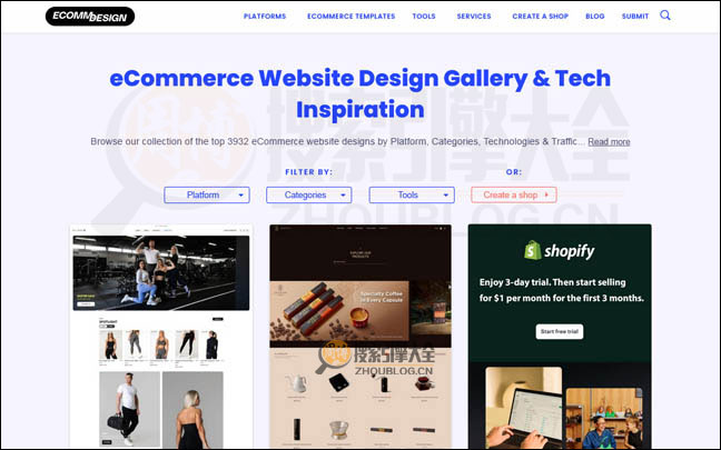 EcommDesign首页缩略图