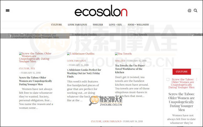 EcoSalon首页缩略图