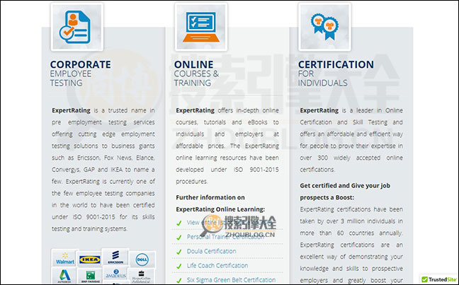 Expertrating首页缩略图2