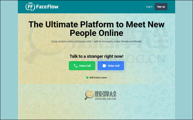 FaceFlow首页缩略图