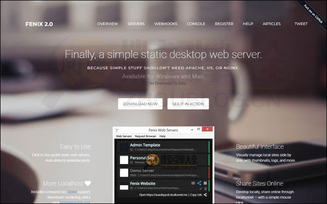 Fenix：免费静态网站服务器架设工具【美