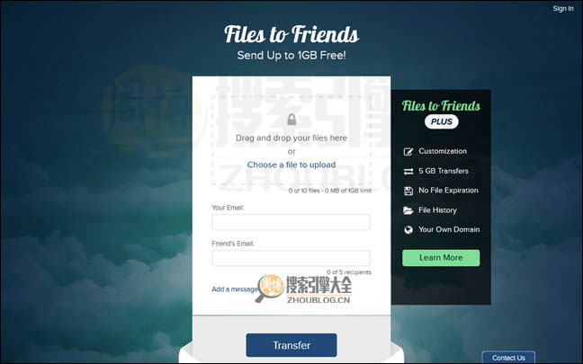 FilesToFriends：在线免费文件存储平台【美