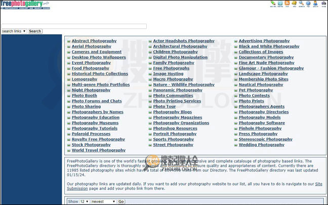 PhotoGallery：免费摄影网站大全【美国】