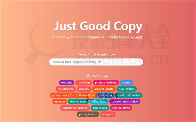 GoodCopy首页缩略图