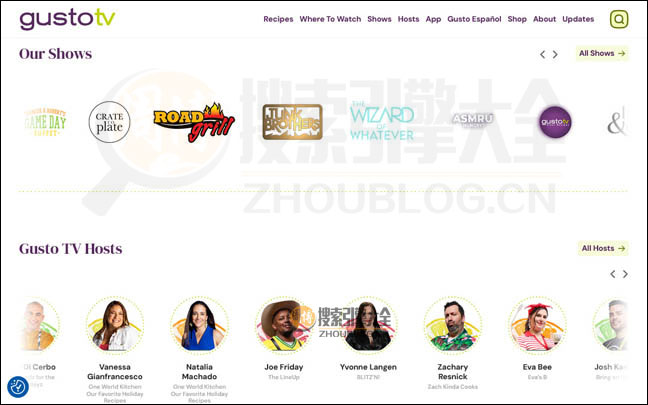 Gusto TV 首页缩略图2