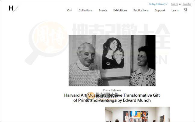 HarvardMuseums首页缩略图