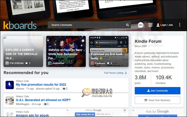 kBoards：Kindle用户资源论坛【美国】