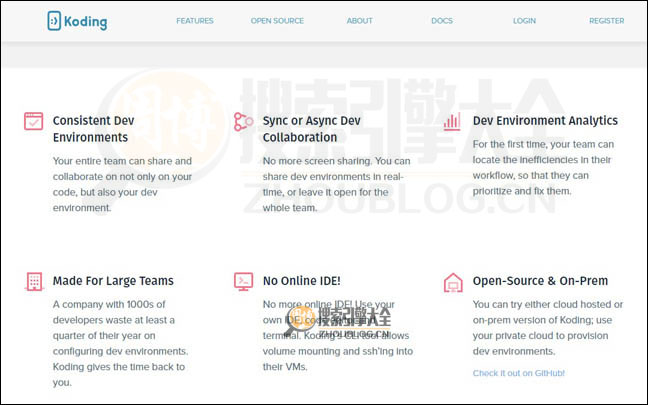 Koding首页缩略图2