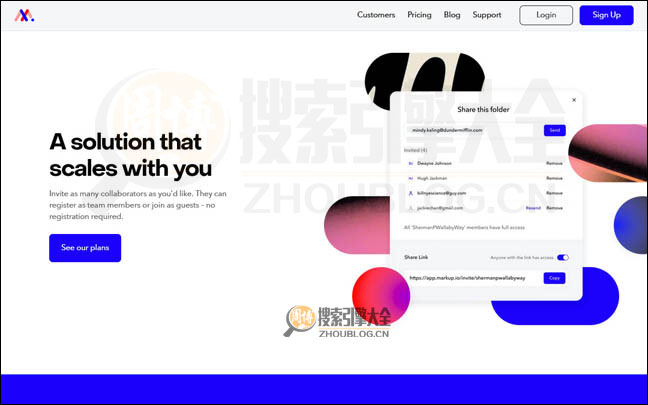 MarkUP.io首页缩略图2