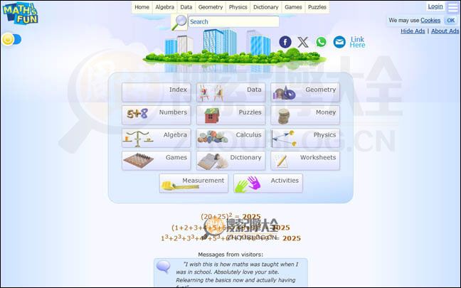 MathsisFun首页缩略图