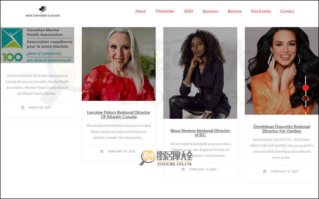 Miss Universe Canada 首页缩略图