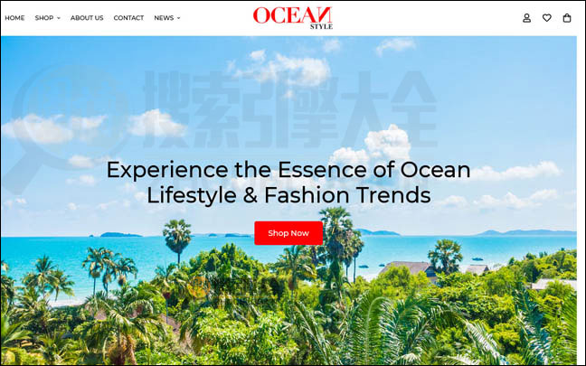 MyOceanStyle首页缩略图