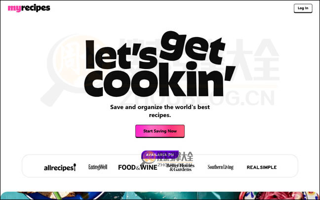 MyRecipes首页缩略图