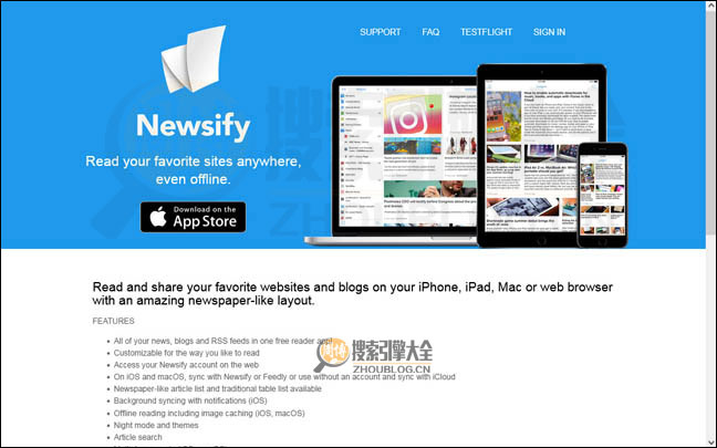 NewsFify：支持中英文RSS订阅应用【加拿大