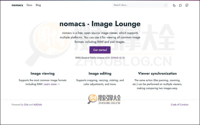 Nomacs首页缩略图