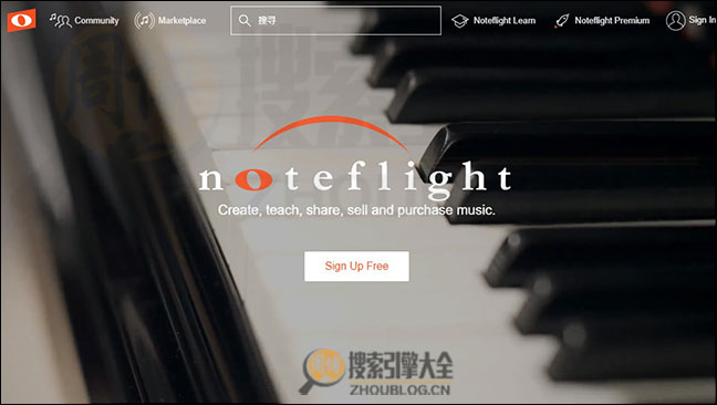 NoteFlight：在线五线谱制作分享平台【美国