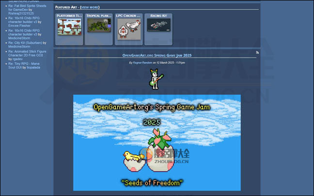 OpenGameArt首页缩略图2