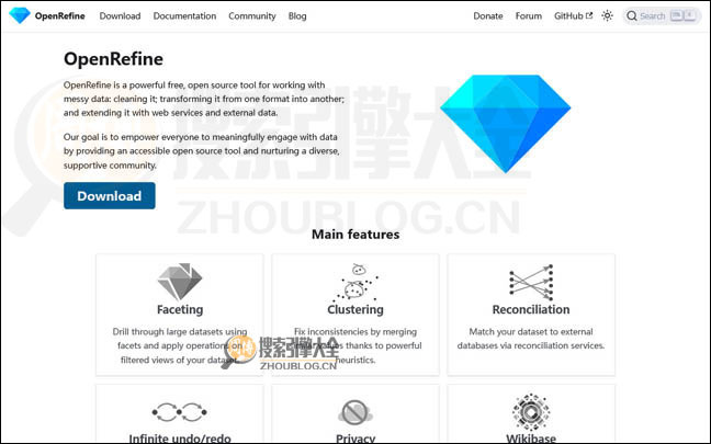 Openrefine：免费开源数据清洗工具【美国】